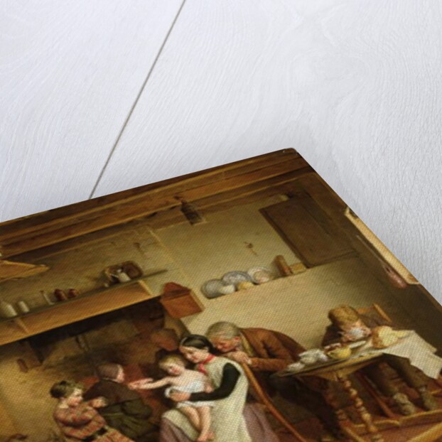 A Cottage Scene, 1855 by Edward Thompson Davis