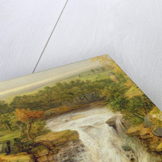 The Falls of the Clyde after a Flood, 1852 by James Ward