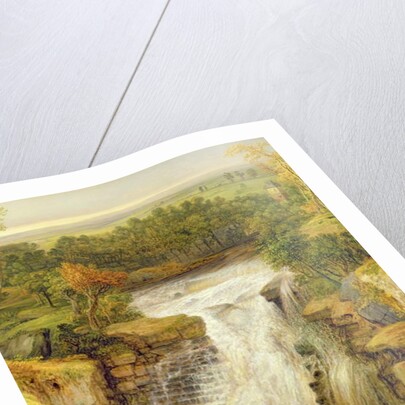 The Falls of the Clyde after a Flood, 1852 by James Ward