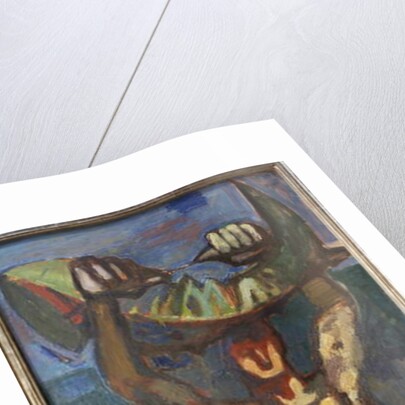 Sicilian Fisherman, 1960 by Alberto Morrocco