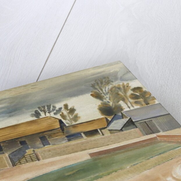 Farmyard by Eric Ravilious