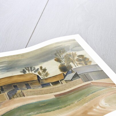 Farmyard by Eric Ravilious