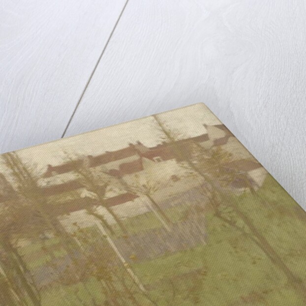 Grez from the river, c.1896 by David Gauld