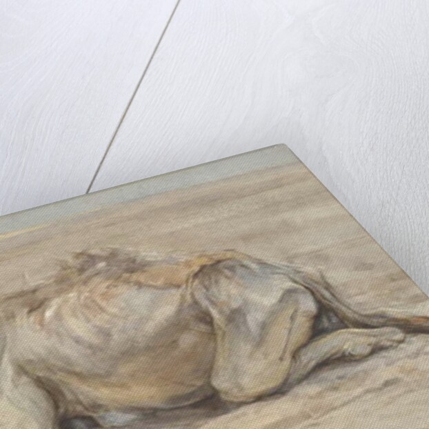 Camel at the Artist's Camp with Bedouins by Edwin John Alexander