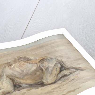 Camel at the Artist's Camp with Bedouins by Edwin John Alexander