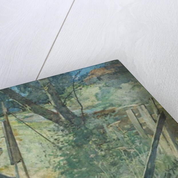 Artist Painting by a Burn, 1886 by Tom Scott