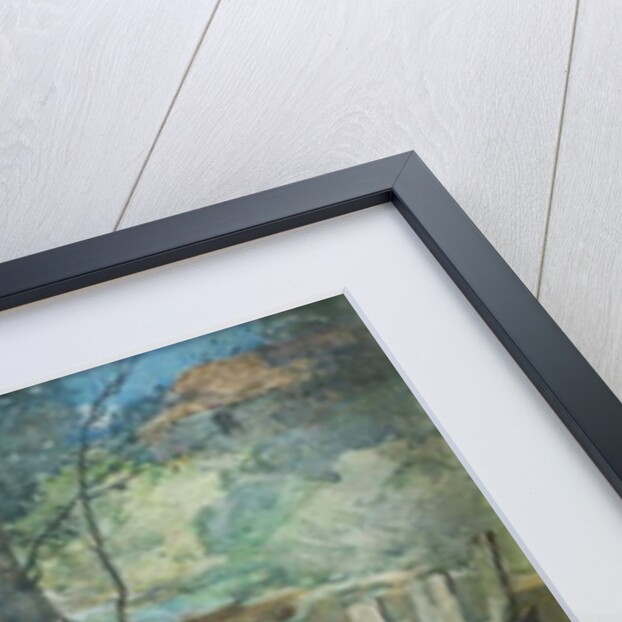 Artist Painting by a Burn, 1886 by Tom Scott