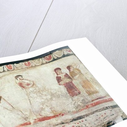 Warriors fighting by Etruscan