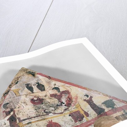 Scene of offering to the deceased by Etruscan