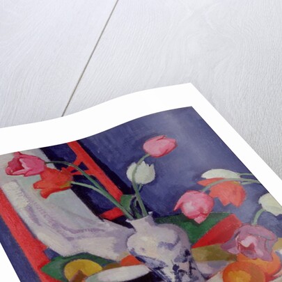 Tulips and Fruit, c.1919 by Samuel John Peploe