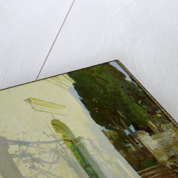 Shadows on a wall in Corfu by John Singer Sargent