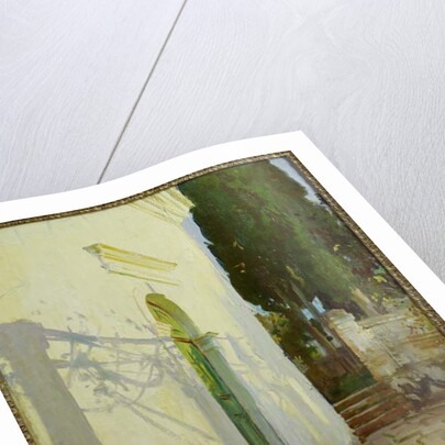 Shadows on a wall in Corfu by John Singer Sargent