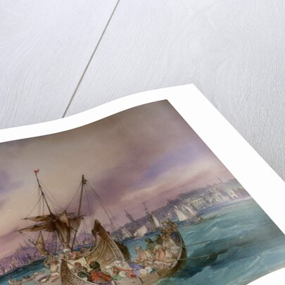 The Entrance to the Golden Horn, Constantinople by Amadeo Preziosi