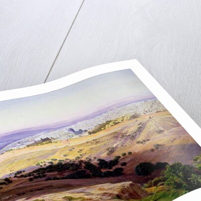 Jerusalem from the Mount of Olives, Sunrise, 1859 by Edward Lear