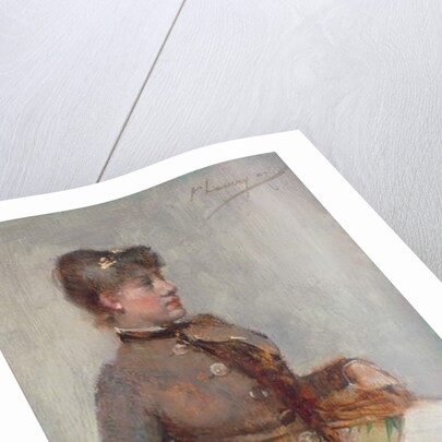 Portrait of a seated lady, 1887 by John Lavery