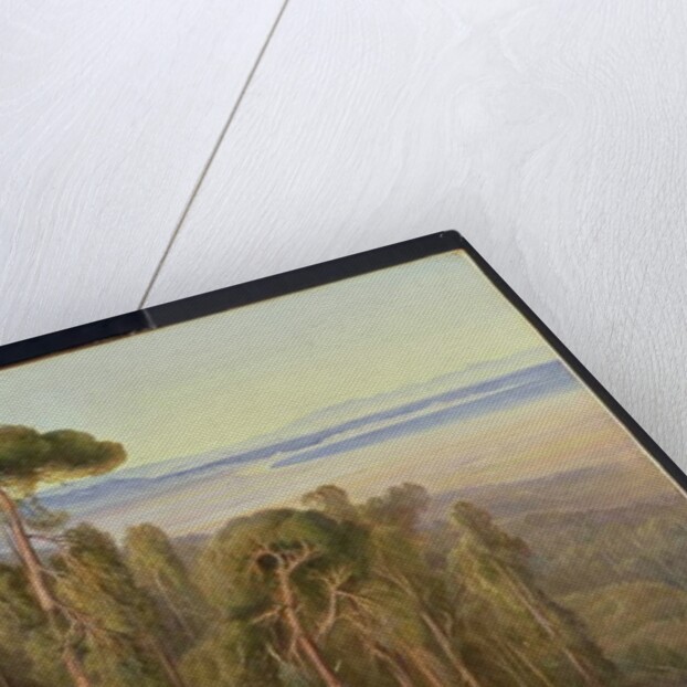 Travellers in a wood by Edward Lear