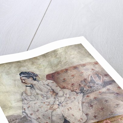 Portrait of Mary Gunning, Countess of Coventry by E. Lyttleton