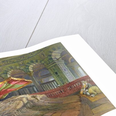 The Sakrah or Sacred Rock, Jerusalem, 1876 by William 'Crimea' Simpson