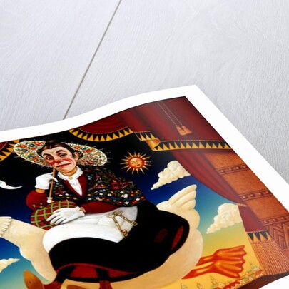 Dan Leno as Mother Goose, 1996 by Frances Broomfield