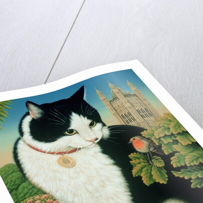 Humphrey, the Downing Street Cat, 1995 by Frances Broomfield