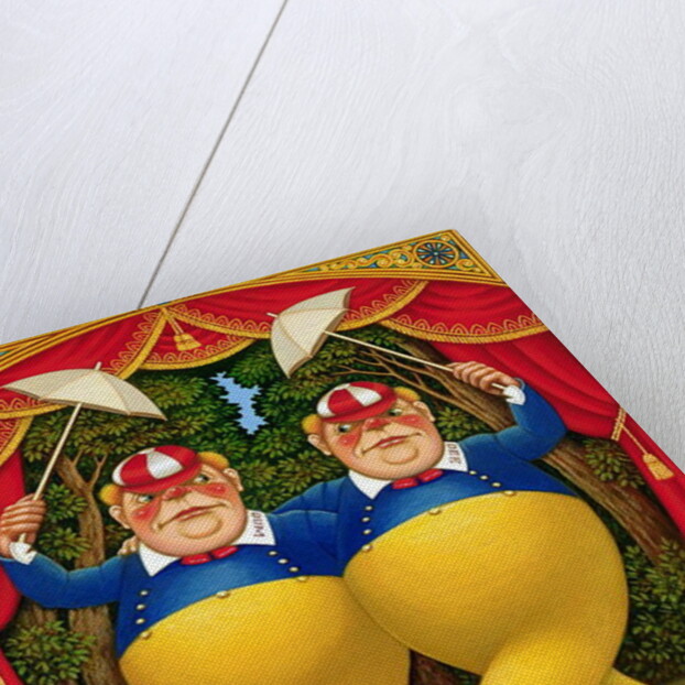 Tweedledum and Tweedledee, 1998 by Frances Broomfield