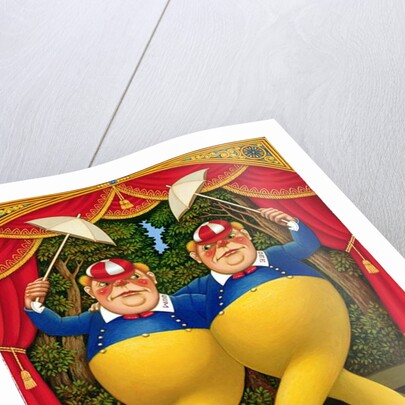 Tweedledum and Tweedledee, 1998 by Frances Broomfield