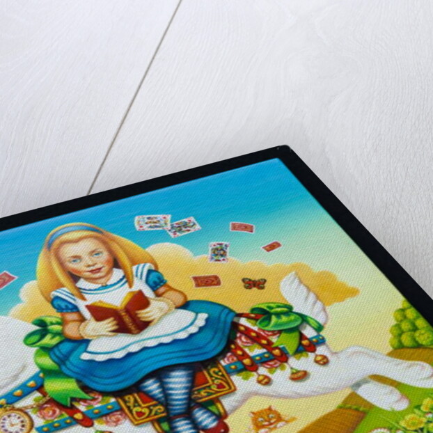 Alice and the White Rabbit, 2013 by Frances Broomfield