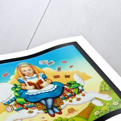 Alice and the White Rabbit, 2013 by Frances Broomfield