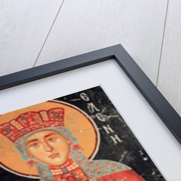 The Byzantine Fresco from the 15th century by Anonymous