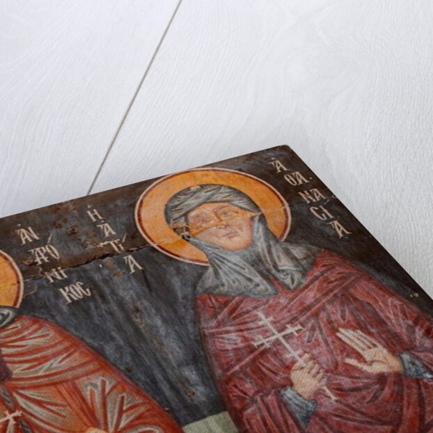 Byzantine fresco by Anonymous