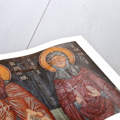 Byzantine fresco by Anonymous