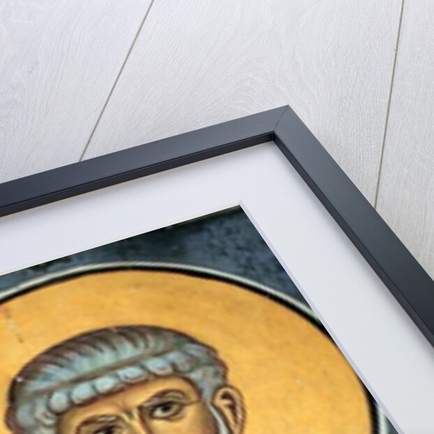 Saint Arsene: Byzantine fresco by Anonymous