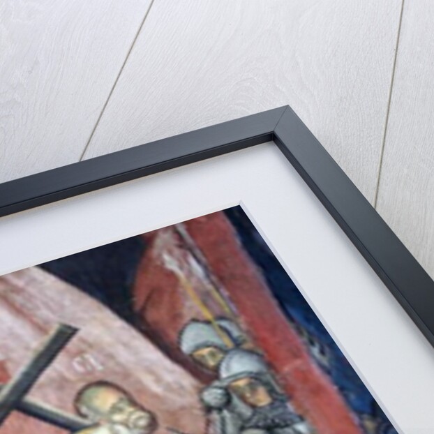 The passion of Christ Simon is carrying the cross by Anonymous