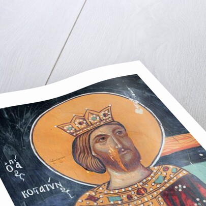 Byzantine fresco by Anonymous