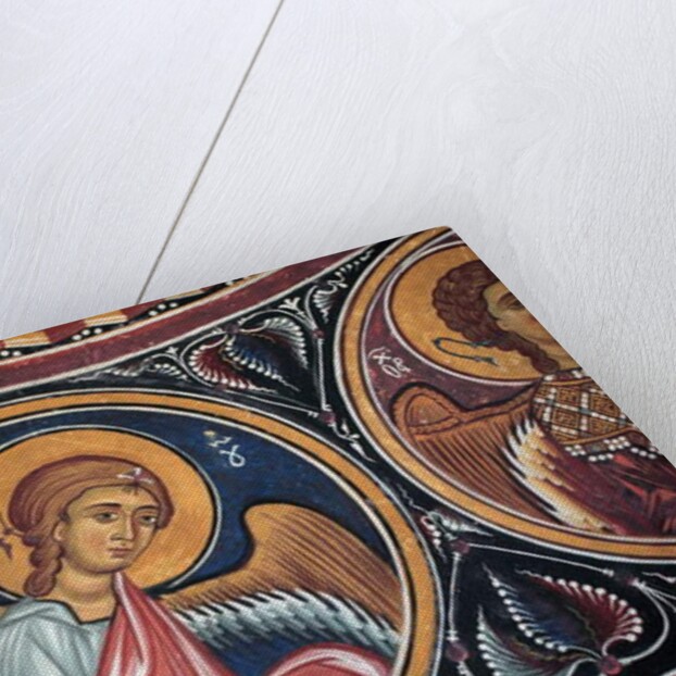 Angel Medallion around Christ and the Last Judgement by Anonymous