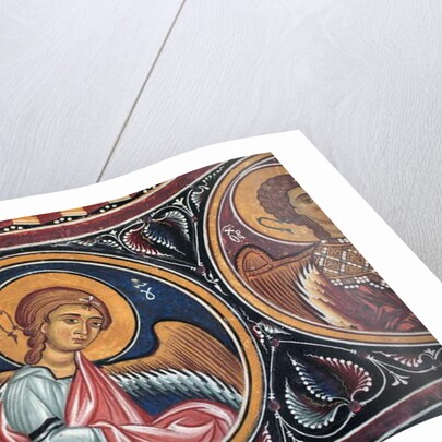 Angel Medallion around Christ and the Last Judgement by Anonymous