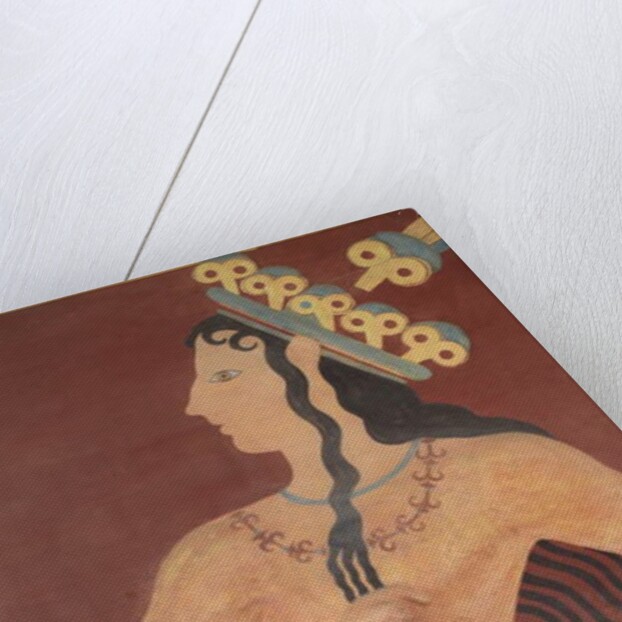 Prince of the Lilies fresco by Minoan Minoan