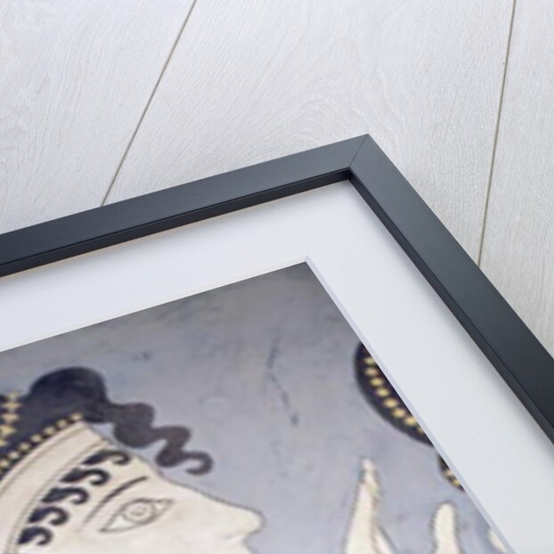 Details of the Ladies in blue”fresco by Minoan Minoan