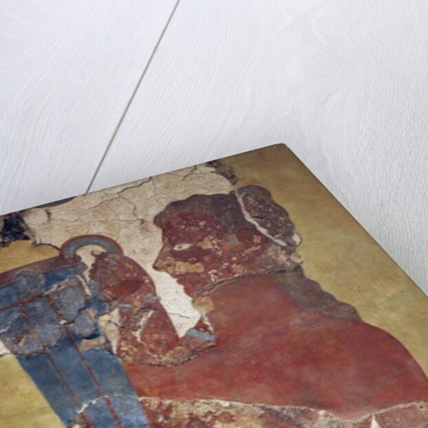 Copy - Minoan art. The “Cup-Bearer”, a figure from the procession Fresco by Minoan Minoan