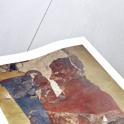 Copy - Minoan art. The “Cup-Bearer”, a figure from the procession Fresco by Minoan Minoan