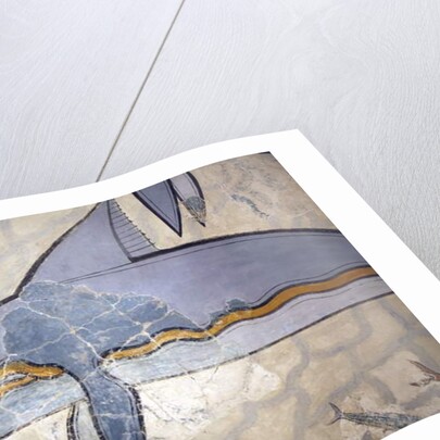 The Dolphin Fresco by Minoan Minoan