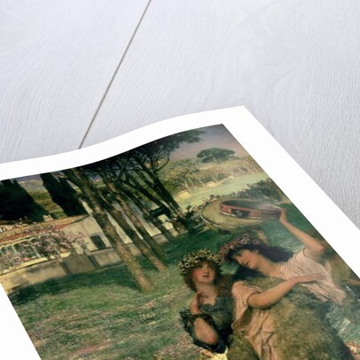 On the Road to the Temple of Ceres: A Spring Festival, 1879 by Lawrence Alma-Tadema