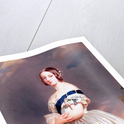Queen Victoria 1842 by Franz Xaver Winterhalter
