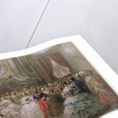 Queen Victoria and Prince Albert at a gala dinner given by Napoleon III and Eugenie, 1853 by Hippolyte Louis & Polydore Pauquet