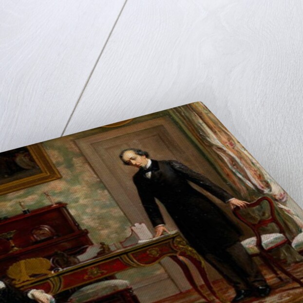 Peace with Honour - Queen Victoria with Benjamin Disraeli following the signing of the Berlin Treaty in 1878 by Theodore Blake Wirgman