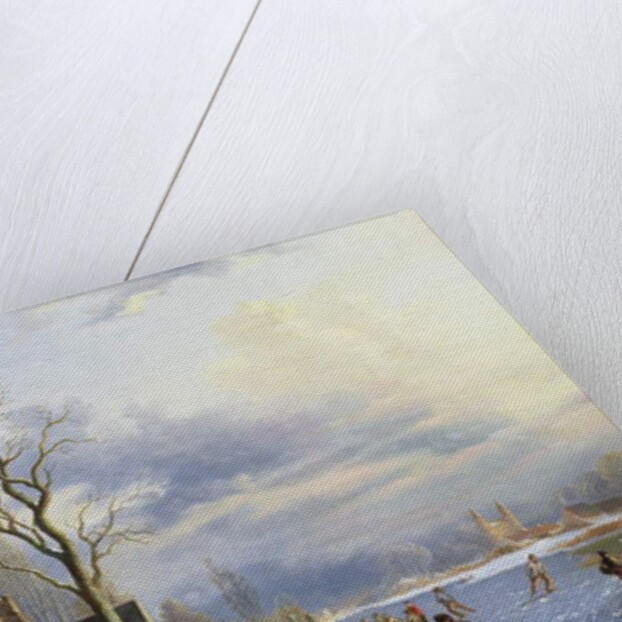 Skaters on the Lake by Jacob Jan Coenraad Spohler