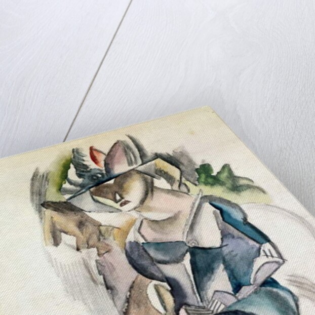 Seated woman, 1917 by Jules Pascin