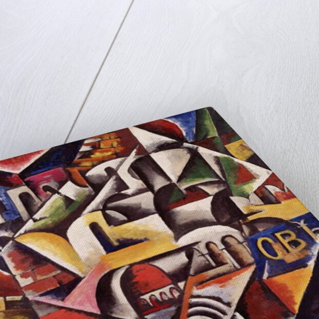 Cubist cityscape, 1914 by Lyubov Sergeevna Popova