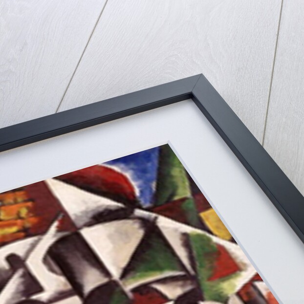 Cubist cityscape, 1914 by Lyubov Sergeevna Popova