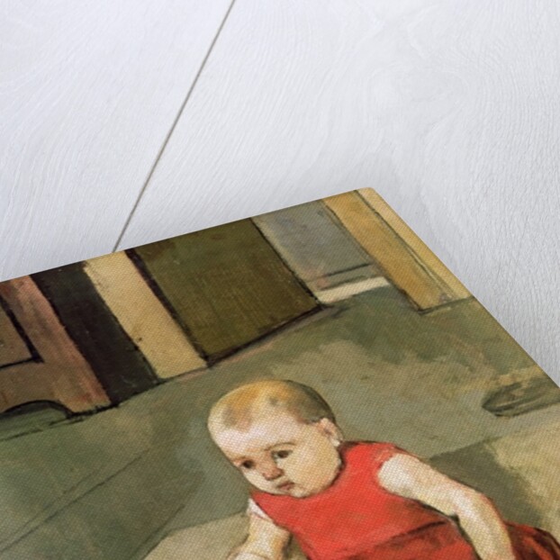 Little Hector on the floor, 1889 by Ferdinand Hodler